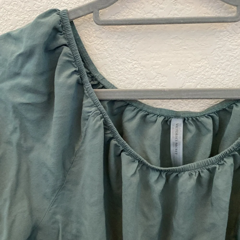 Victoria's Secret Sage Green Jumper. One Piece, adjustable waist. Size M.